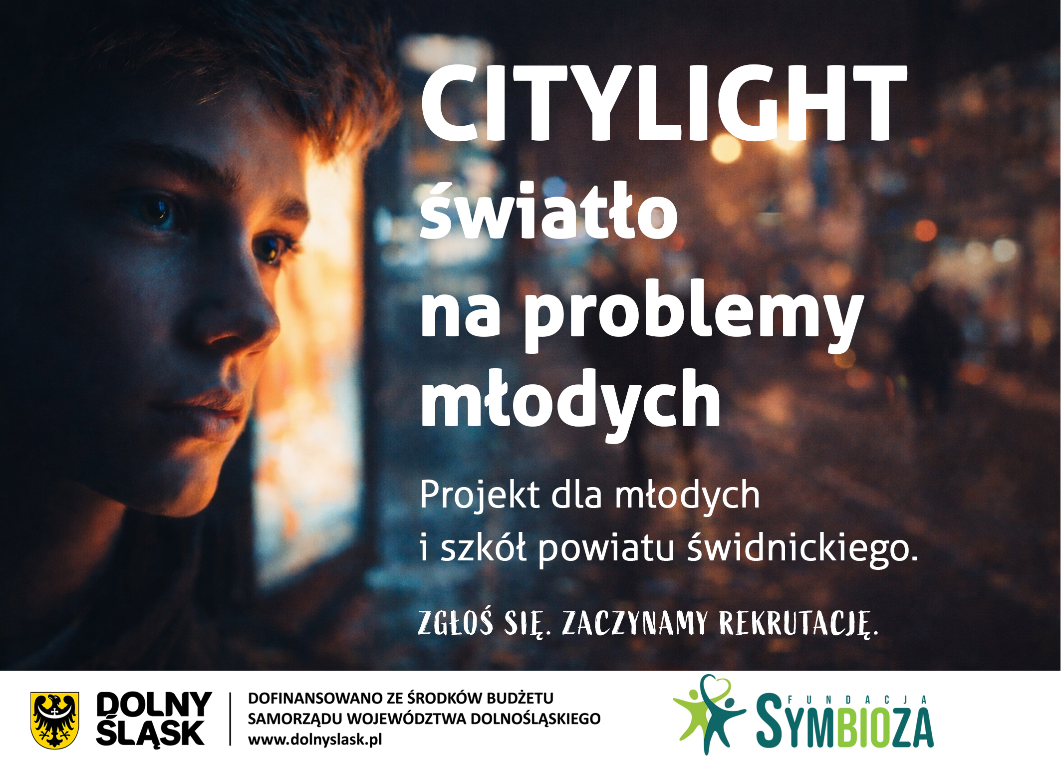 Projekt CITYLIGHT – światło na problemy młodych z dotacją 